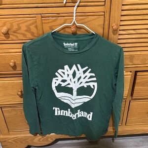 Timberland Kids Forest Green Long Sleeve Tee size 8/10